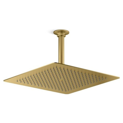Bát sen trần vuông phun mưa hiện đại màu đồng Kallista P32936-00-2MB