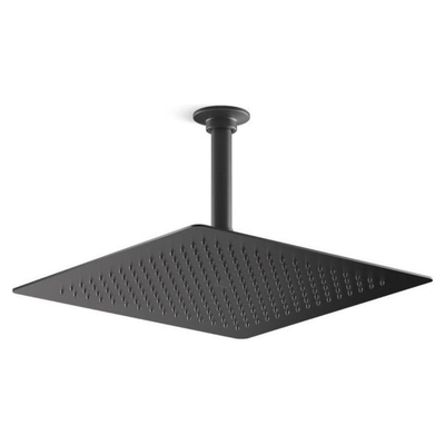 Bát sen trần vuông phun mưa hiện đại màu đen Kallista P32936-00-BL