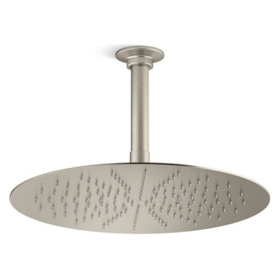 Bát sen tắm phun mưa tròn hiện đại màu nickel Kallista P32937-00-BN