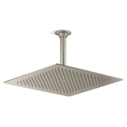 Bát sen trần vuông phun mưa hiện đại màu nickel Kallista P32936-00-BN