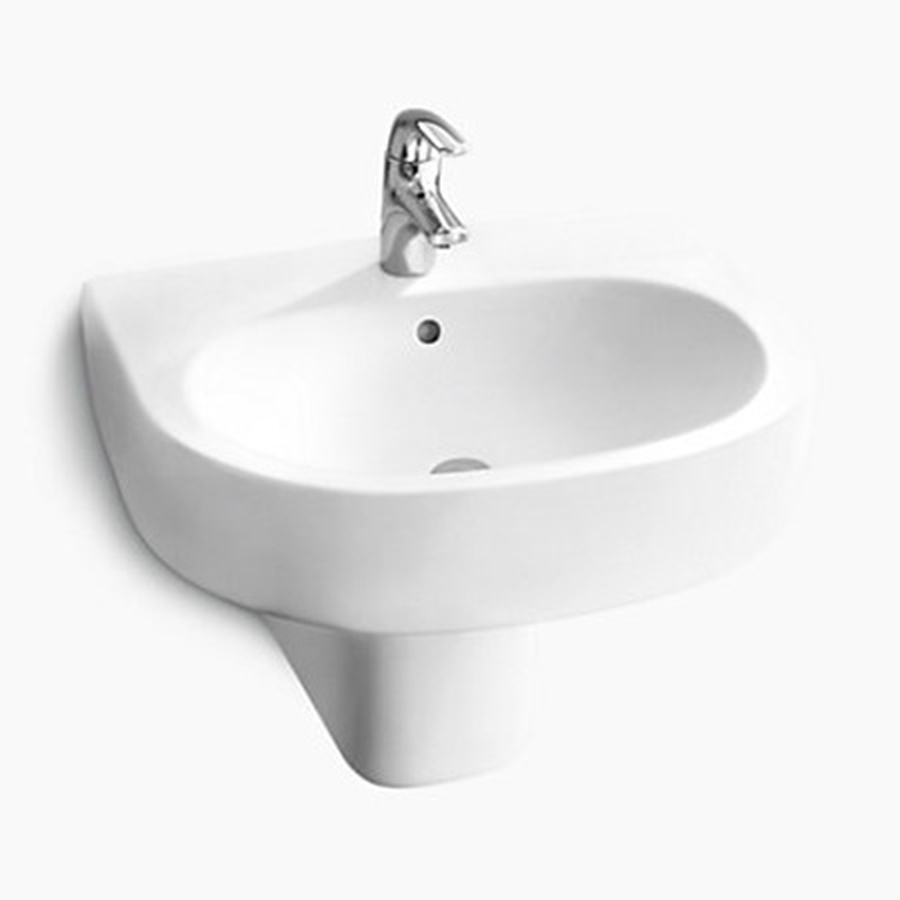 Chậu rửa lavabo treo tường chân lửng Kohler K-17652X-0