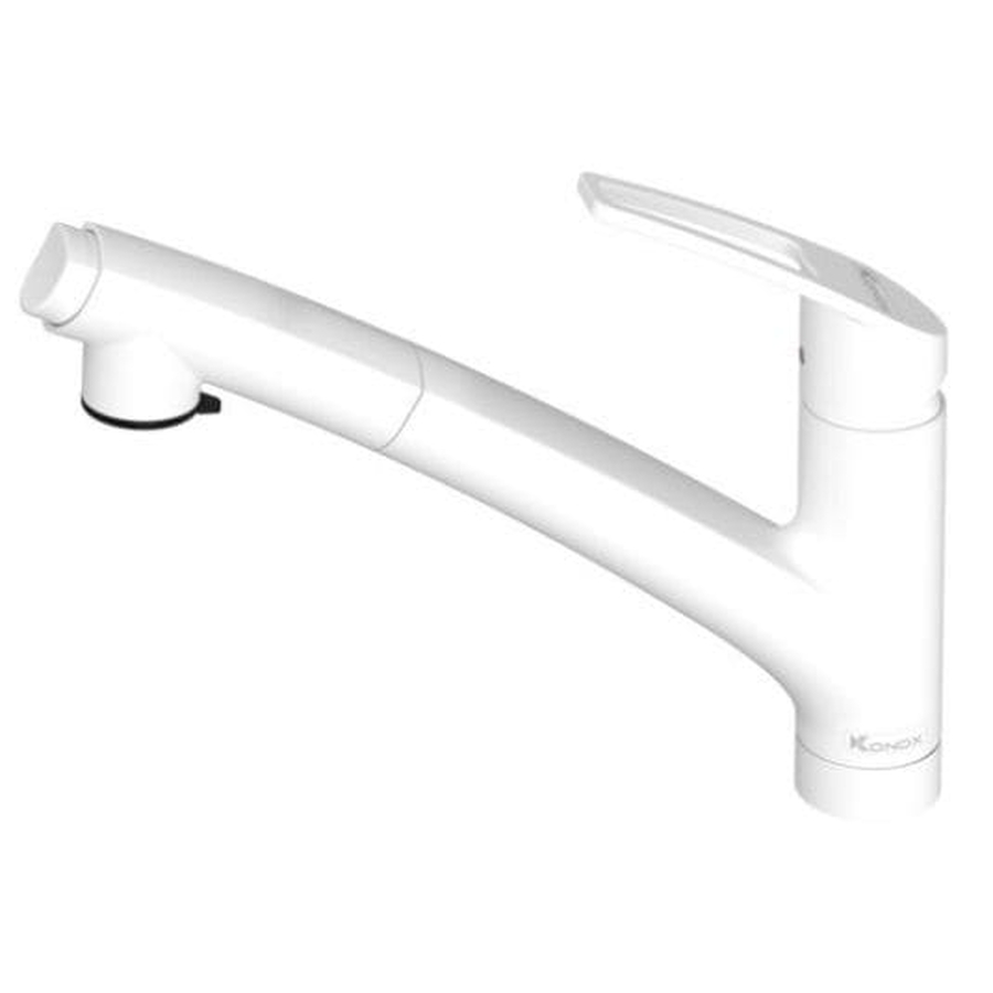 Vòi rửa bát phong cách nội địa Nhật Bản Konox Kira White