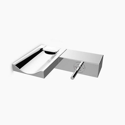 Vòi chậu âm tường nóng lạnh Kohler Beitou K-99876T-4-CP Chrome bóng