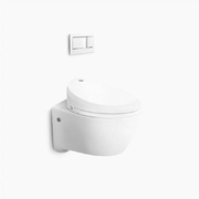 Bồn cầu treo tường Kohler K-18609K-BW-0 nắp êm