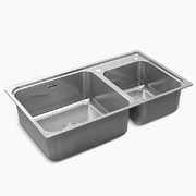 Chậu rửa bát Kohler K-23053T-2HD-NA âm bàn/dương vành