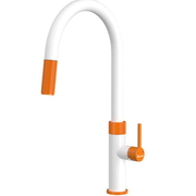 Vòi rửa bát dây rút Konox Lasi Orange