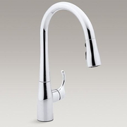 Vòi rửa bát nóng lạnh Kohler K-597T-C4-CP