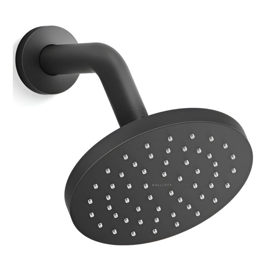 Bát sen tắm tròn hiện đại kèm tay sen màu đen Kallista P32939-00-BL