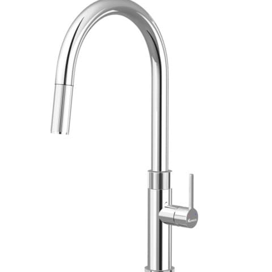 Vòi rửa bát dây rút Konox Lasi Chrome