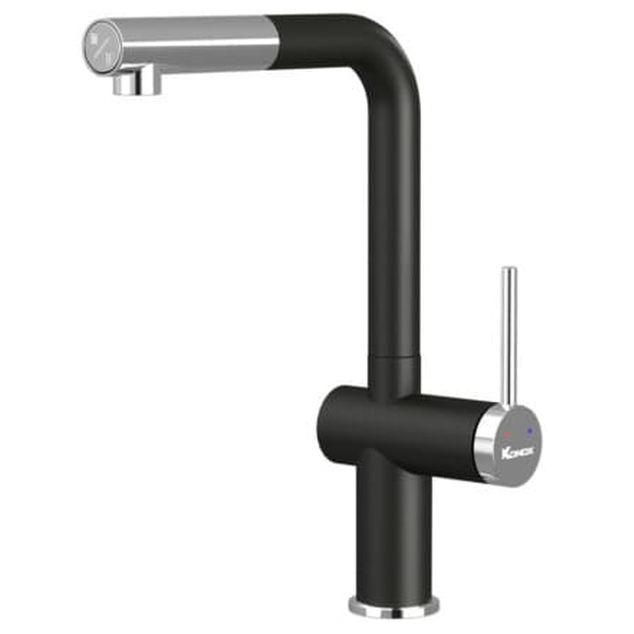 Vòi rửa bát dây rút Konox Stream Smart Black