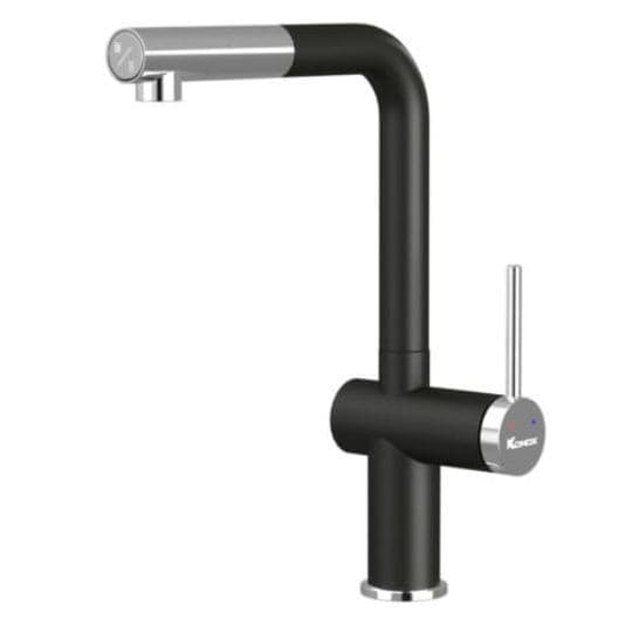 Vòi rửa bát dây rút Konox Stream Smart Black