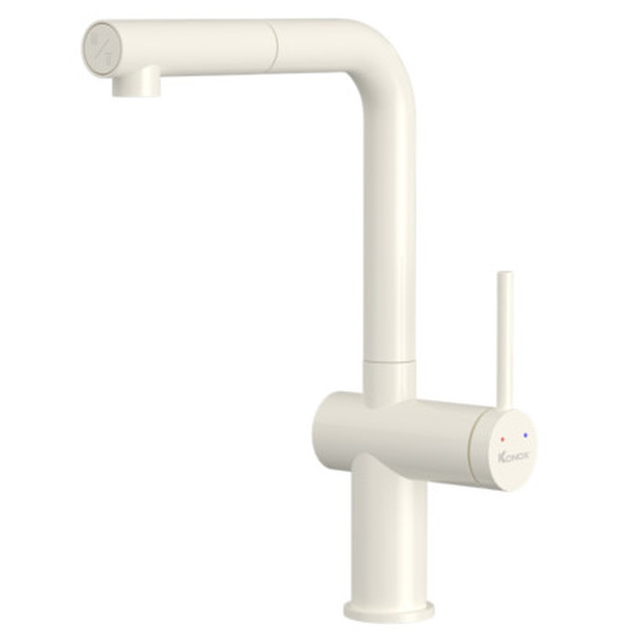 Vòi rửa bát dây rút Konox Stream Smart Nude