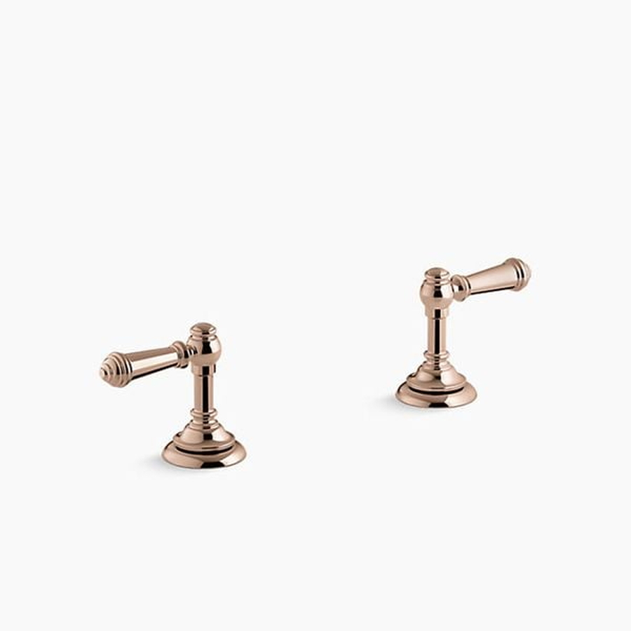 Tay chỉnh vòi bồn tắm Kohler Artifacts K-98068T-4-RGD vàng hồng