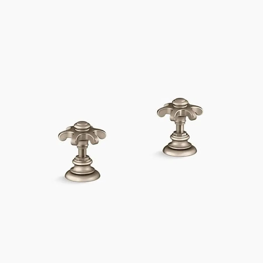 Tay vòi bồn tắm dạng răng cưa đồng mờ Kohler Artifacts K-98068T-3M-BV
