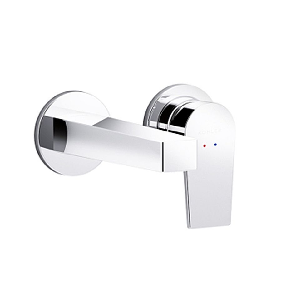 Vòi chậu rửa mặt âm tường Kohler Taut K-74027X-4-CP Chrome bóng