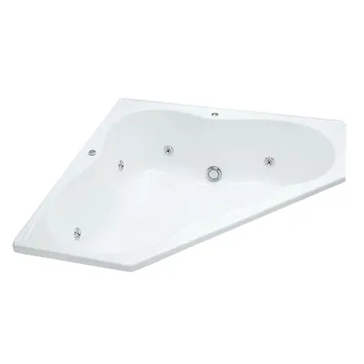 Bồn tắm góc Kohler EMERALD WHIRLPOOL K-18777T-K-0 1.3M