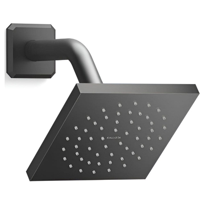 Bát sen tắm vuông hiện đại kèm tay sen màu đen Kallista P32938-00-BGP