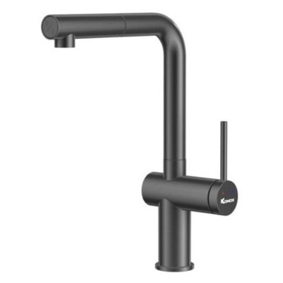 Vòi rửa bát dây rút Konox Stream Smart Gun Metal