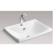 Chậu rửa lavabo dương vành Kohler ESCALE K-12629T-8-0