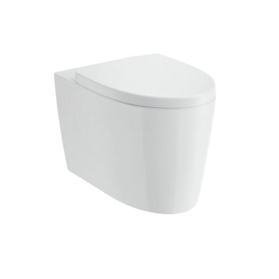 Bồn cầu lưng áp tường nắp êm Kohler K-22757K-0