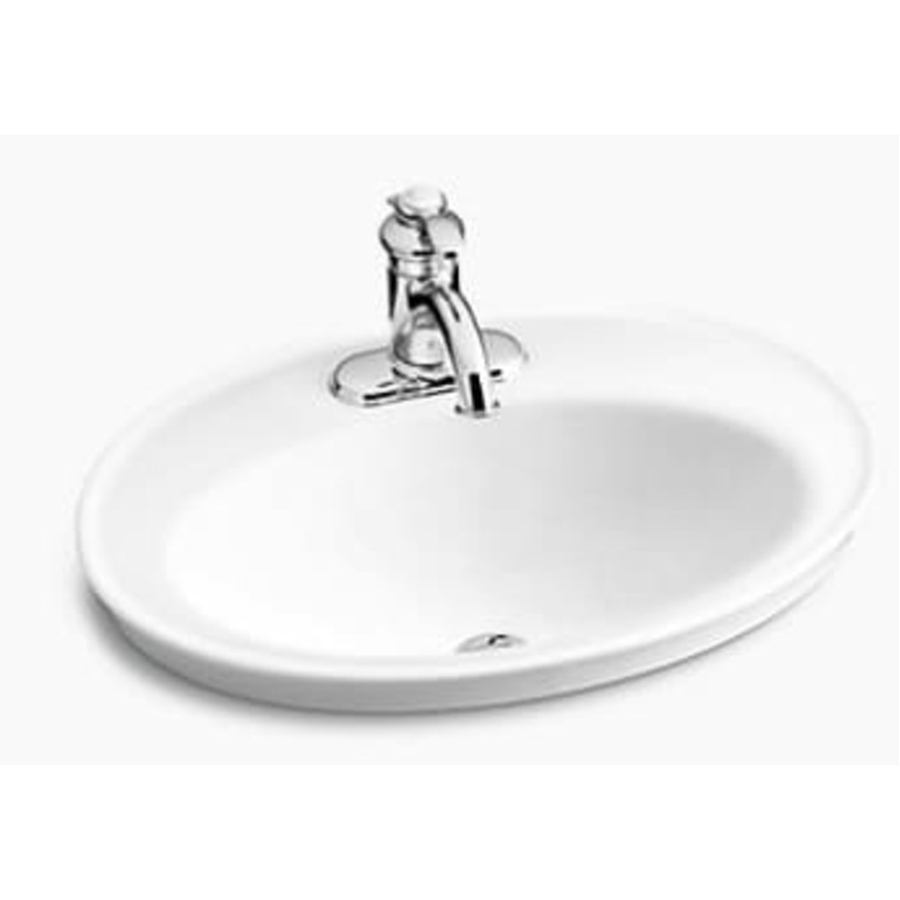 Chậu rửa dương vành 1 lỗ Kohler Serif K-2075T-4-0