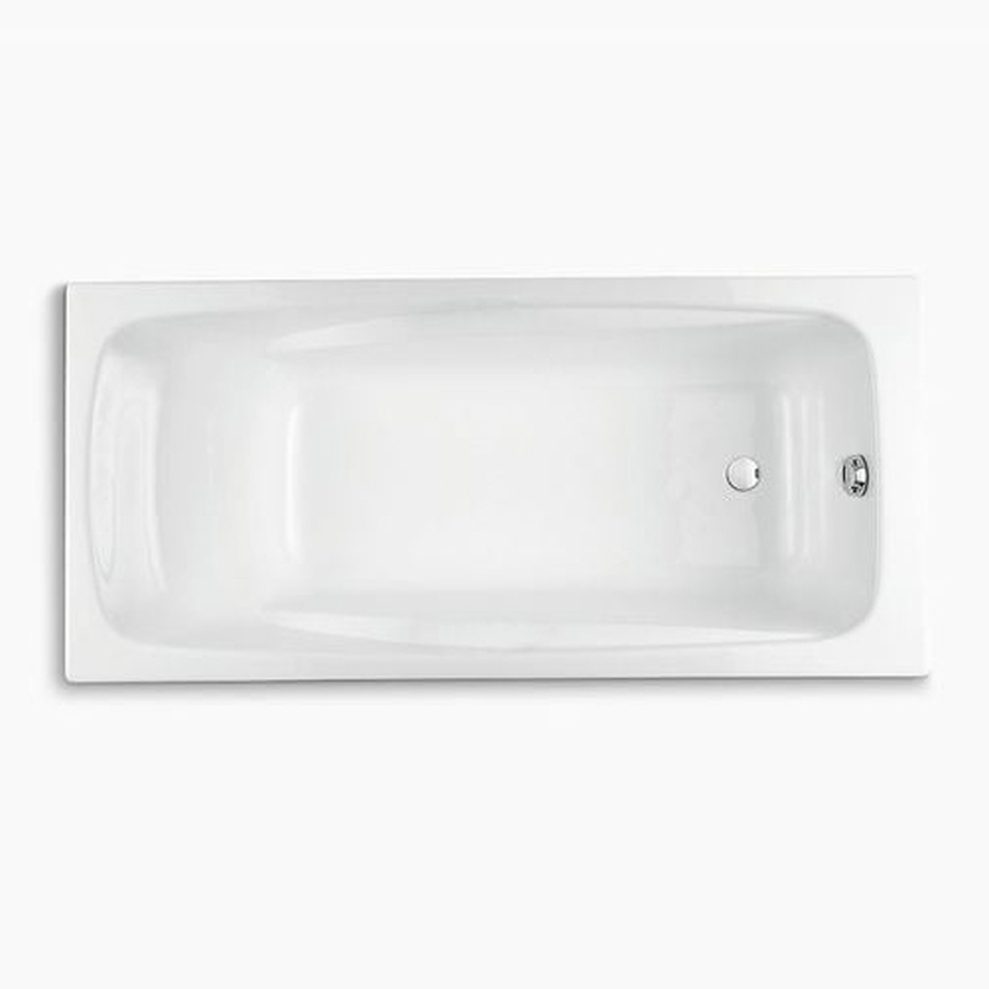 Bồn tắm gang tráng men đặt lòng Kohler K-18200T-0 1.6m