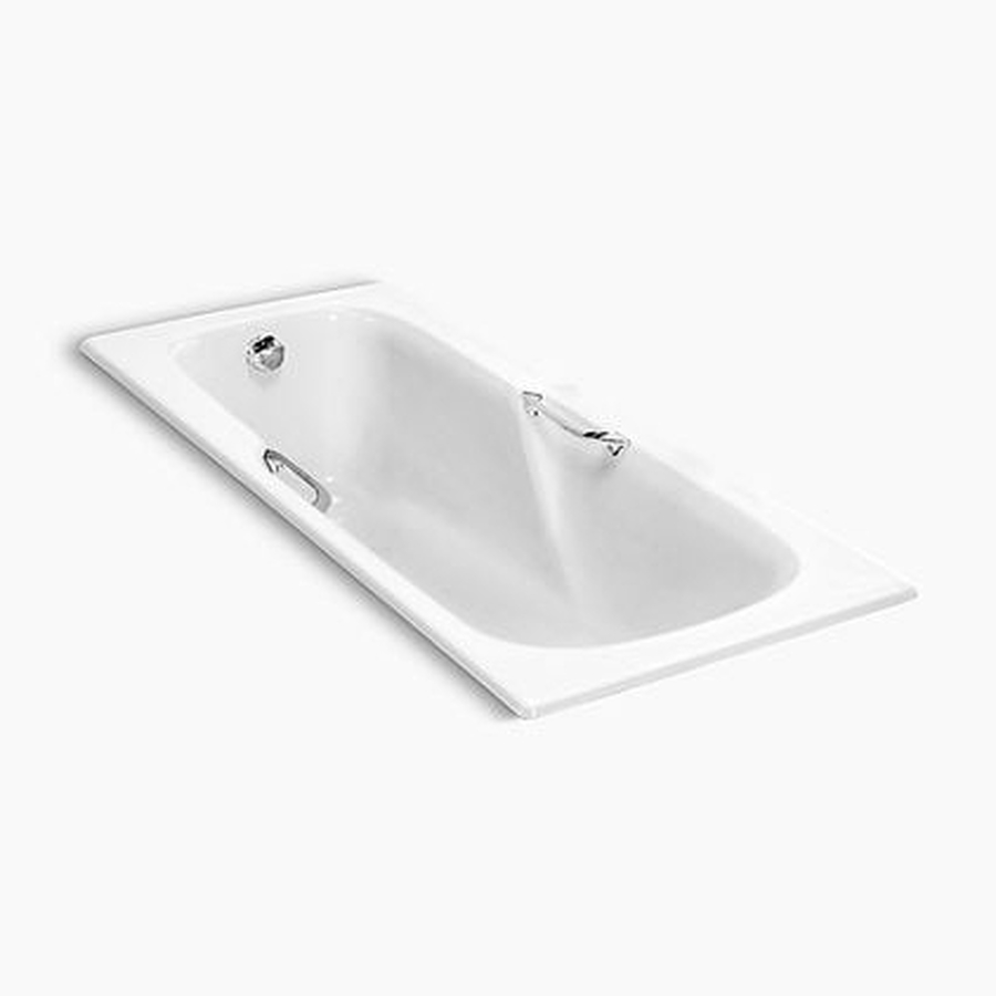 Bồn tắm gang tráng men đặt lòng Kohler K-8271T-0 1.6m