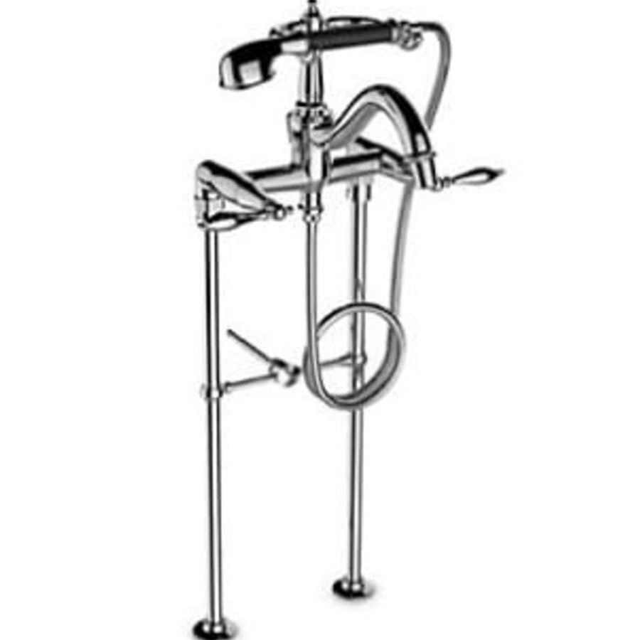 Vòi bồn tắm đặt sàn kèm sen cầm tay Kohler K-8793T-4P-CP