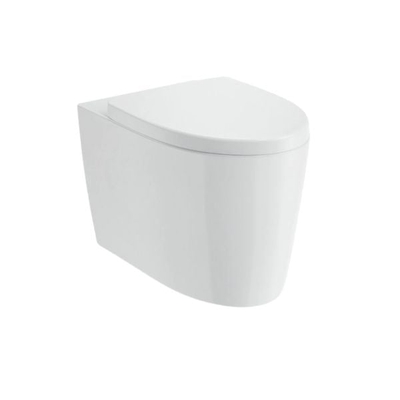 Bồn cầu lưng áp tường nắp êm Kohler K-22757K-0