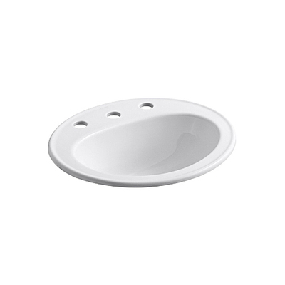Chậu rửa dương vành 3 lỗ Kohler Pennington K-2196X-8-0