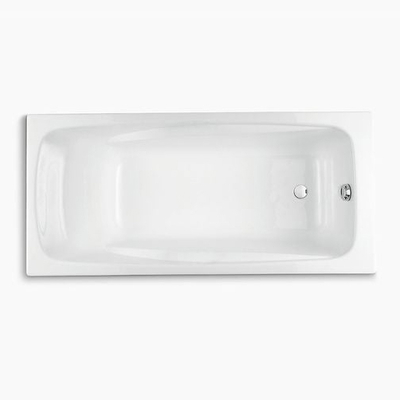 Bồn tắm gang tráng men đặt lòng Kohler K-18200T-0 1.6m