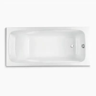 Bồn tắm gang tráng men đặt lòng Kohler K-18200T-0 1.6m