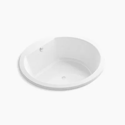 Bồn tắm gang tráng men đặt lòng hình tròn Kohler K-18744T-0 1.4m