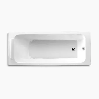 Bồn tắm gang tráng men đặt lòng Kohler K-1876T-0 1.7m