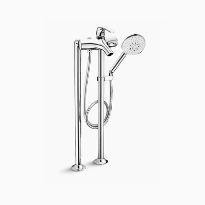 Vòi bồn tắm đặt sàn kèm sen cầm tay Kohler K-72645T-4-CP