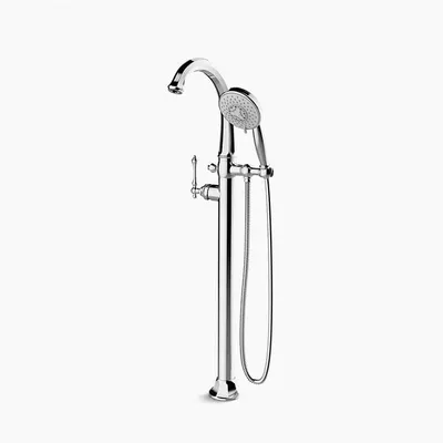 Vòi bồn tắm đặt sàn kèm sen cầm tay Kohler K-99097T-B4-CP