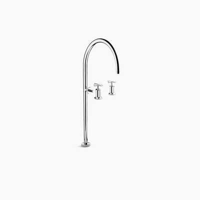 Vòi bồn tắm đặt sàn Kohler K-14403T-4-CP