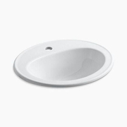 Chậu rửa dương vành 1 lỗ Kohler Pennington K-2196X-1-0