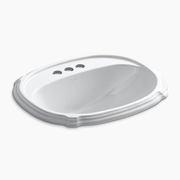 Kohler Portrait K-2189T-4-0 Chậu Rửa Dương Vành Hình Oval 