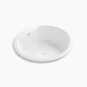 Bồn tắm gang tráng men đặt lòng hình tròn Kohler K-18744T-0 1.4m