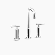 Vòi chậu rửa 3 lỗ Kohler Purist K-14408T-4-CP