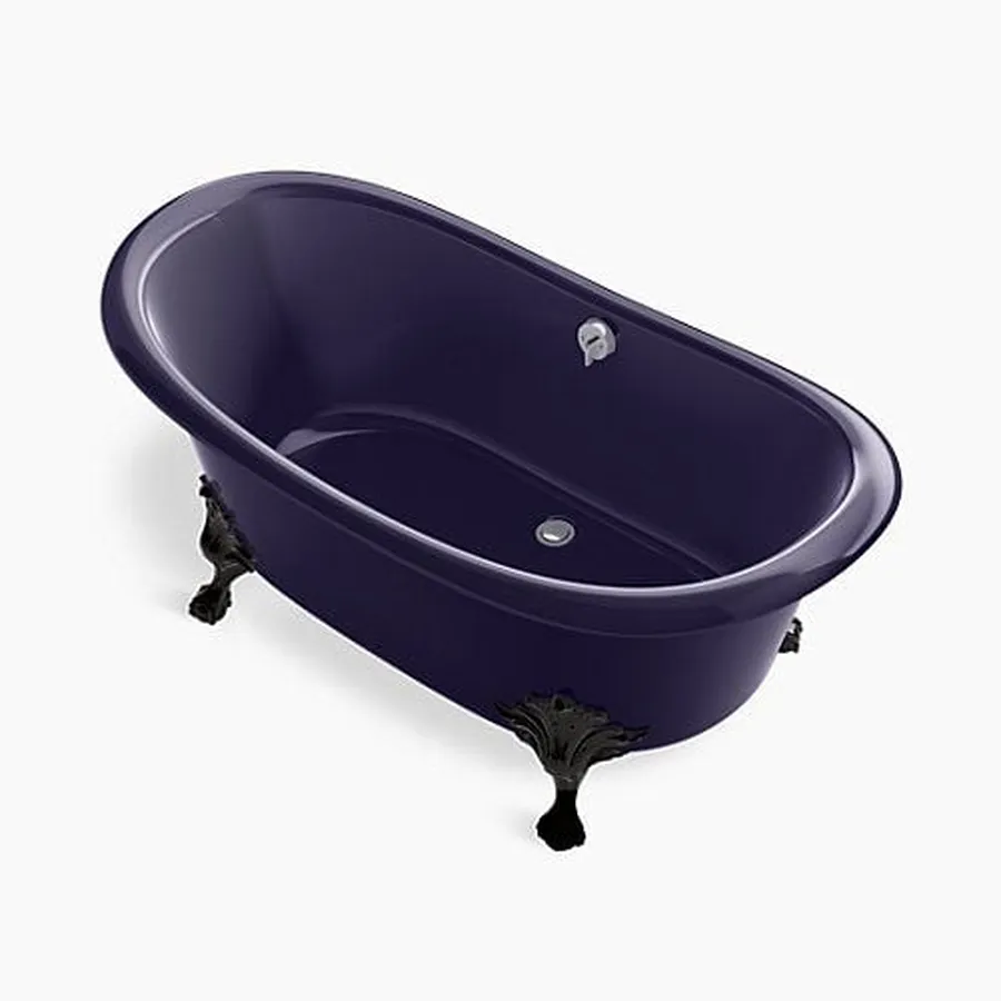 Bồn tắm đặt sàn gang tráng men 1.6m Kohler Artifacts K-21000T-DGB