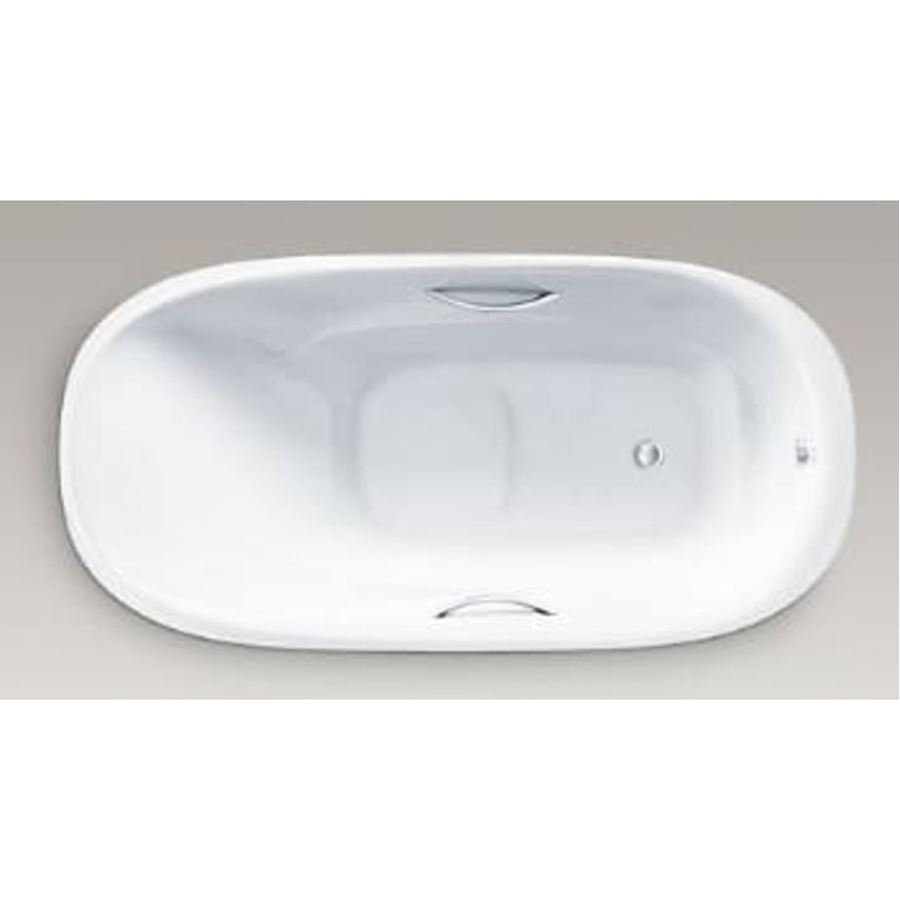 Bồn tắm đặt sàn hình bầu dục 1.8m Kohler Karess K-23045T-0