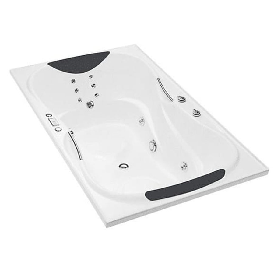 Bồn tắm đôi thủy lực massage Kohler EVORA K-18749X-0 1.85m