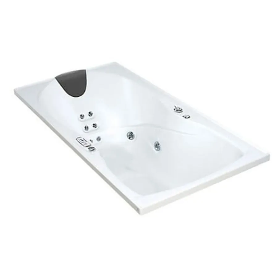 Bồn tắm thủy lực massage 1.8m hình chữ nhật Kohler EVORA K-18748X-0