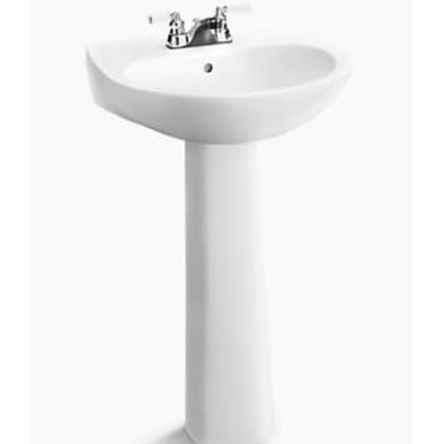 Chậu rửa chân đứng, 3 lỗ gắn vòi Kohler Sacramento K-8700T-1