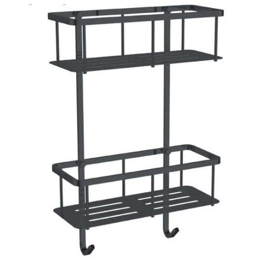 Kệ để đồ 2 tầng màu đen Ecobath EC4068-2MB