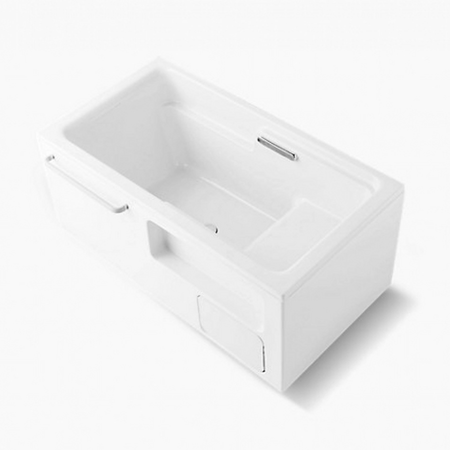 Bồn tắm 1.7m góc trái kèm bộ xả tích hợp Kohler ALEUTIAN 2.0 K-24459T-FD-0