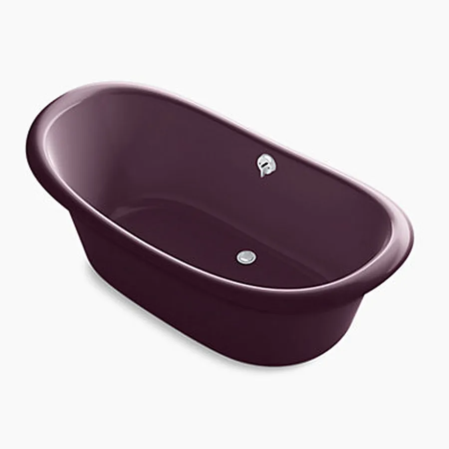 Bồn tắm đặt sàn gang tráng men 1.6m Kohler Artifacts K-21000T-PLM