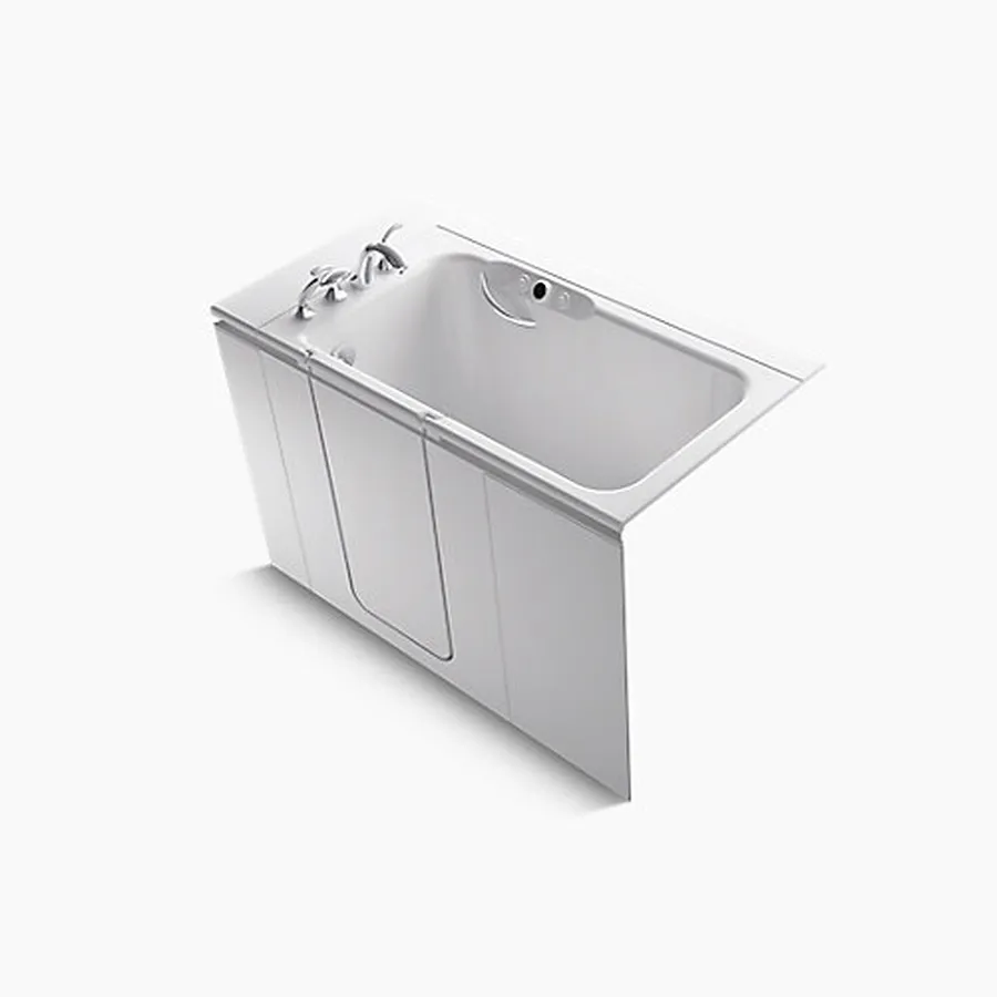 Bồn tắm thủy lực massage 1.7m cửa ra vào mở trái Kohler Belay K-156T-LCP-0